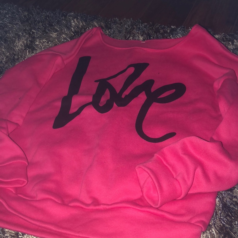 Cozy love sweatshirt.
